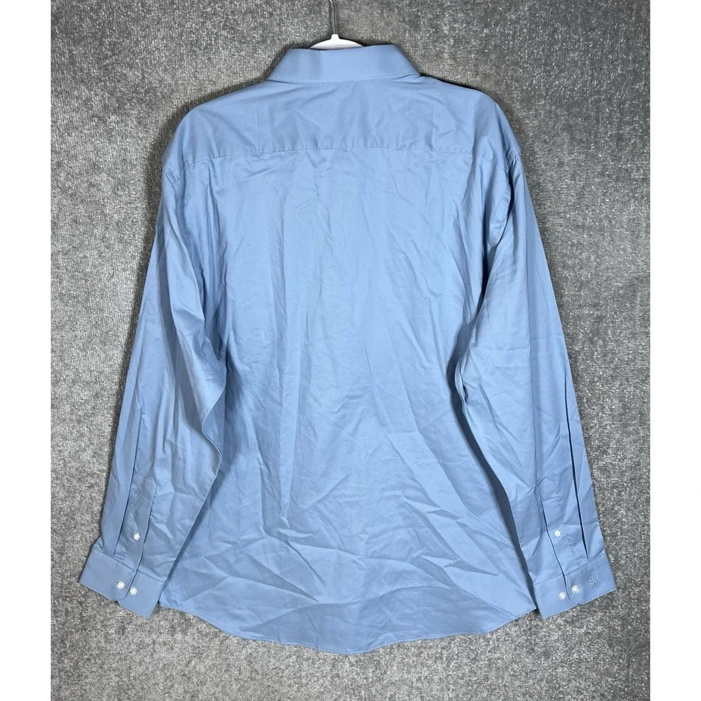 Banana Republic‎ Slim Fit Button Up Dress Shirt Mens Size XXL Blue Non Iron New